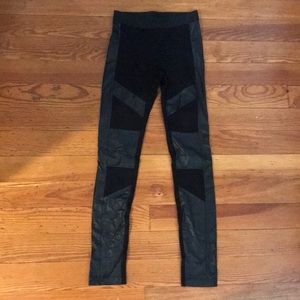 Bcbgmaxazria moto leggings